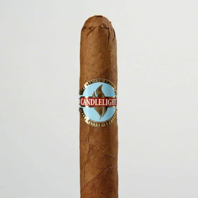 Sumatra Cigar with a 'Candlelight' label on a light gray background