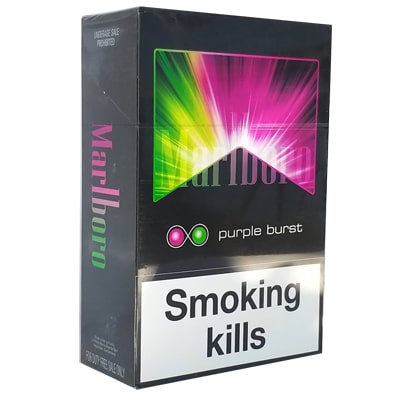 Marlboro Purple Burst Cigarette Carton