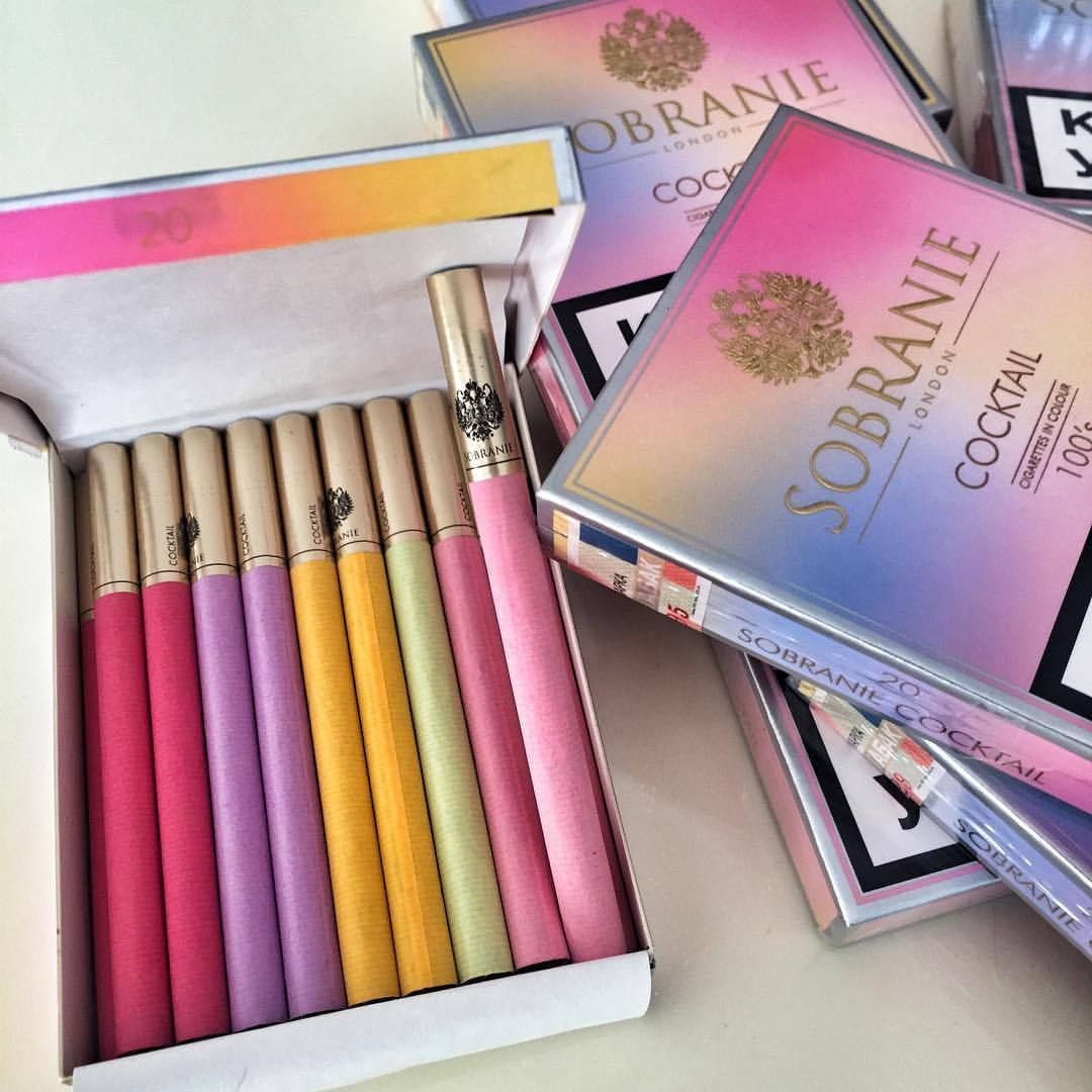 Sobranie cocktail opened pack