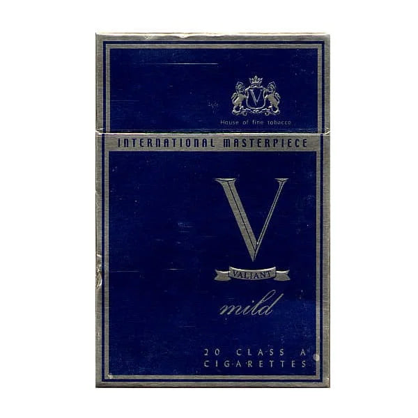 Valiant mild cigarette pack