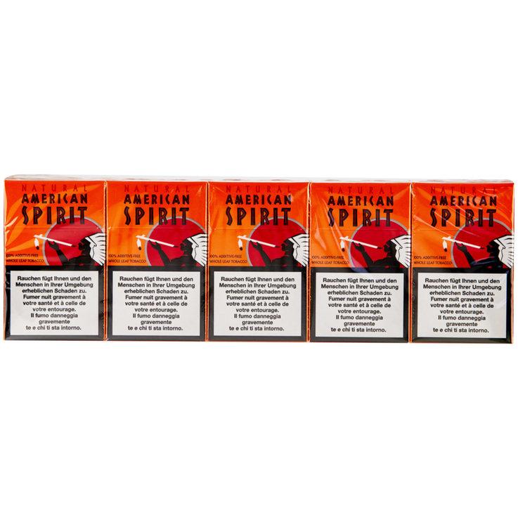 American Spirit Orange cigarette Carton
