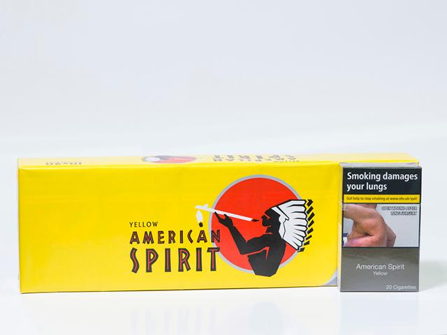 American Spirit Yellow Cigarette Carton
