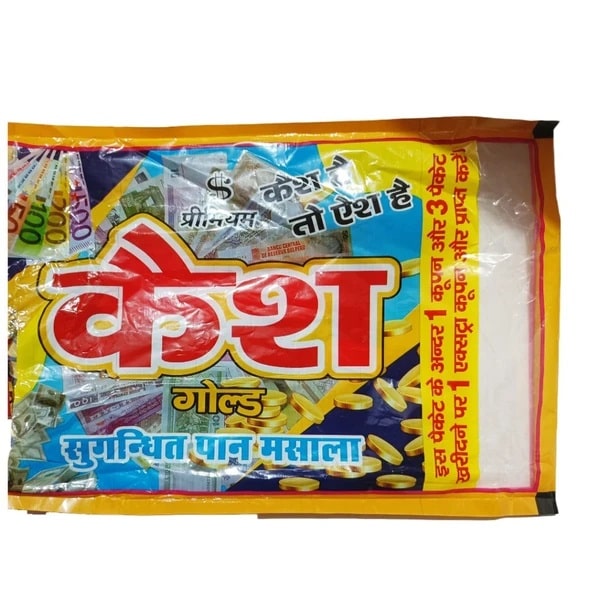 Cash Gold Pan Masala Pouch