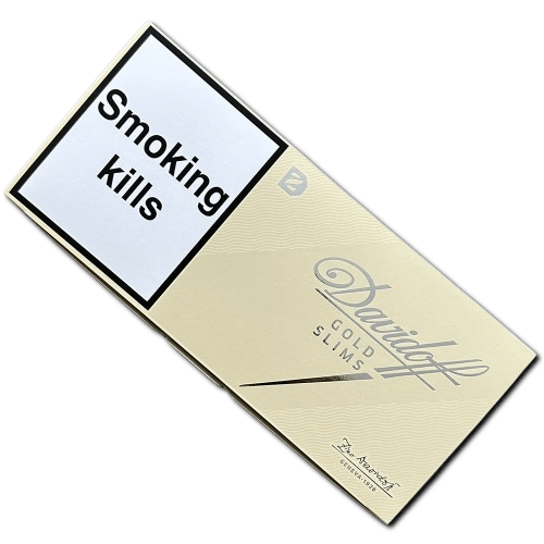 Davidoff Gold Slim cigarette Carton
