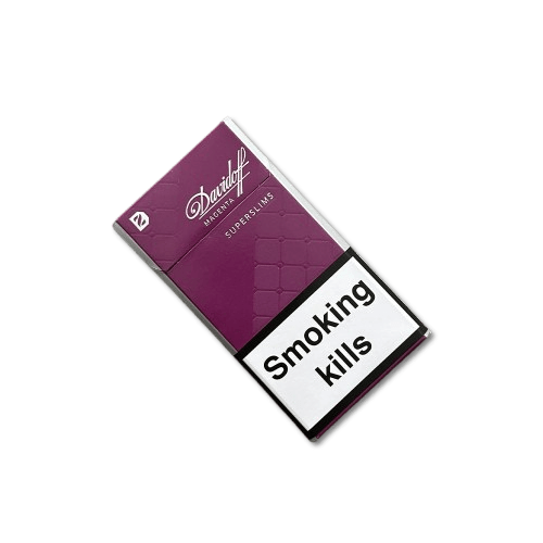 Pack of Davidoff Magenta Superslim cigarettes