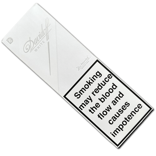 Davidoff White King Size cigarette Carton