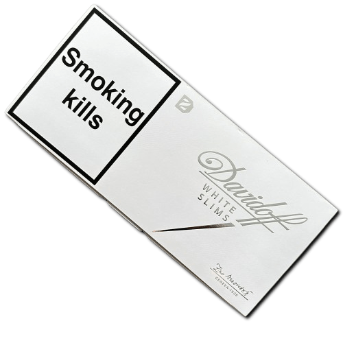 Davidoff White Slim cigarette Carton