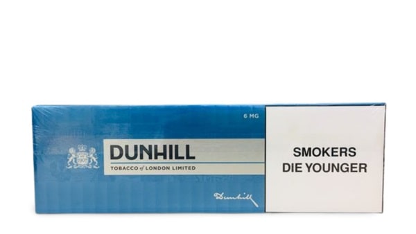 Dunhill Blue 6mg cigarette Carton