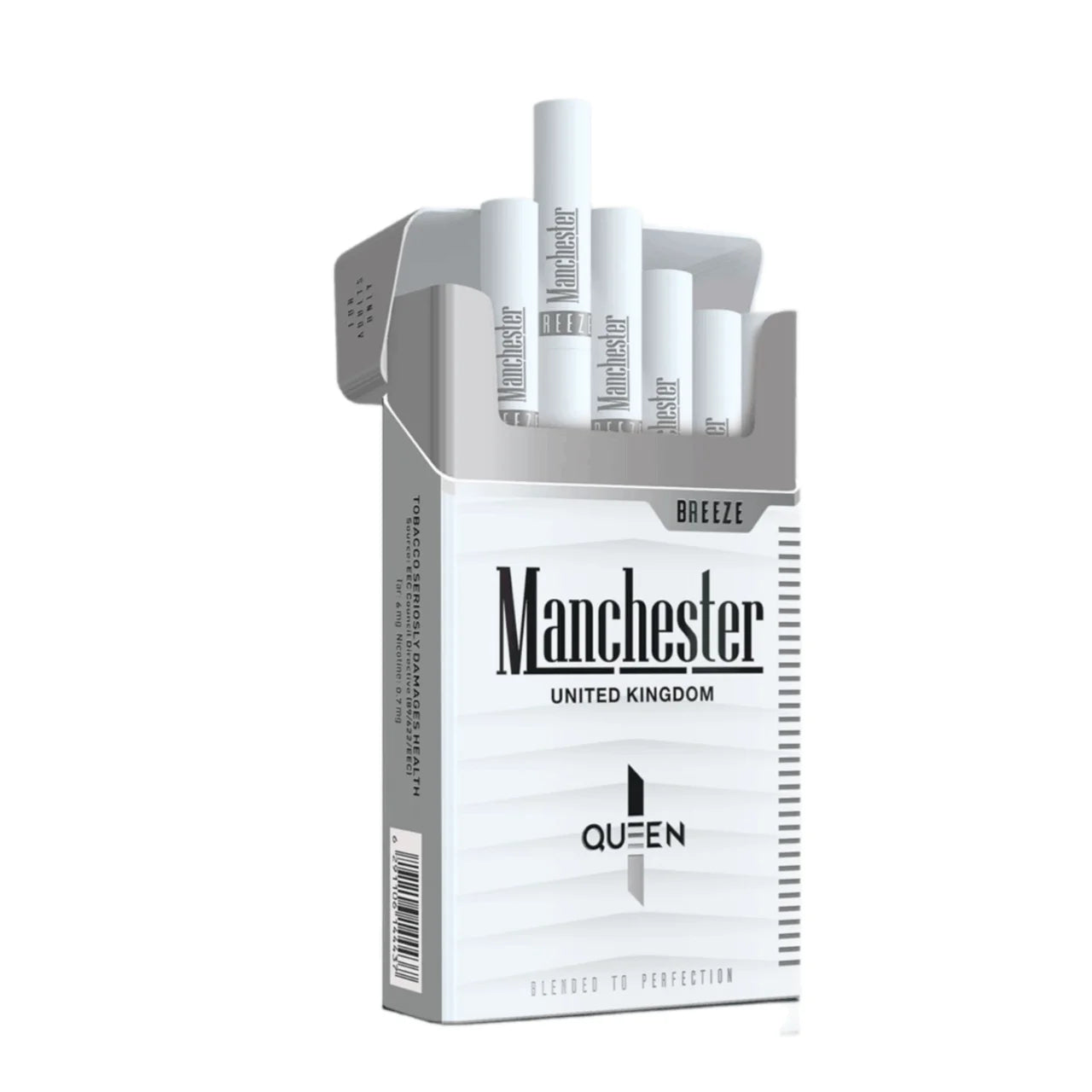 Manchester queen breeze cigarette pack opened