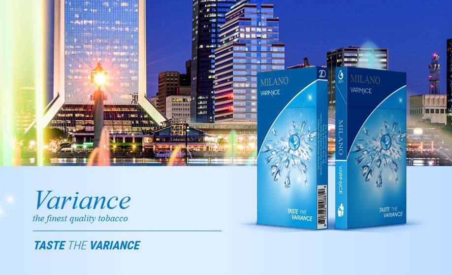 milano variance cigarette display banner