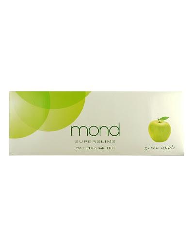 mond cigarette green apple carton box