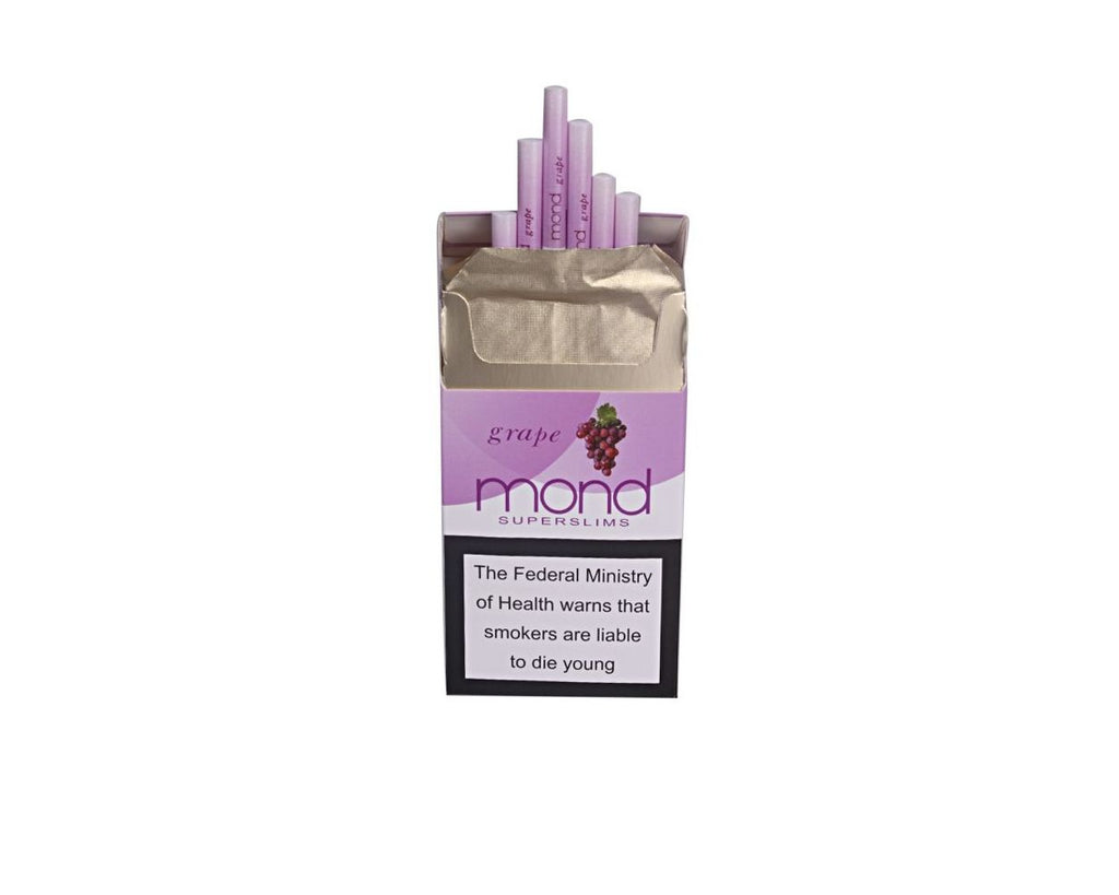 mond grape cigarette open box