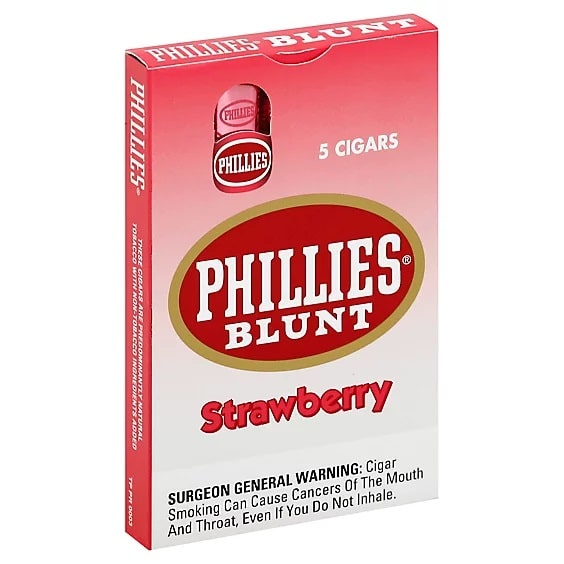 Phillies Blunt Cigar Strawberry Pack of 5
