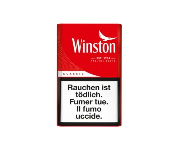 Winston classic red cigarettes